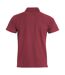 Mens Basic Polo Shirt Burgundy Clique-2