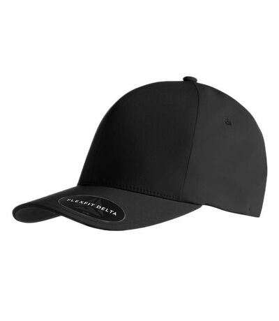 Yupoong Flexfit Unisex Delta Waterproof Cap (Black)