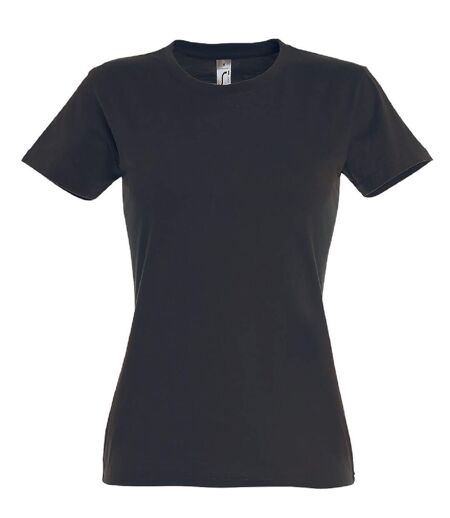 T-shirt manches courtes - Femme - 11502 - gris souris