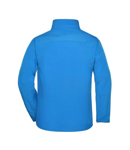 Veste Softshell Homme Turquoise Pâle James And Nicholson