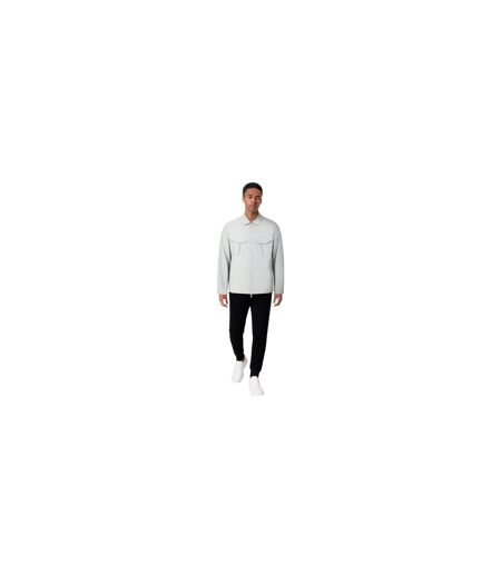 Mens Logo Overshirt Grey Mirage Lyle & Scott
