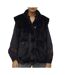 Gilet fausse fourrure noir femme vero moda japoppy-1