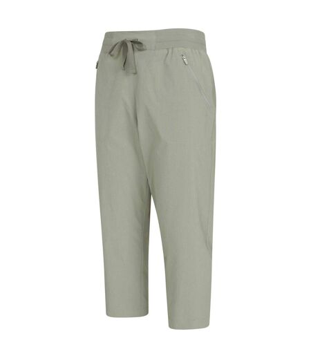 Womens/ladies Explorer Capri Khaki Green Mountain Warehouse