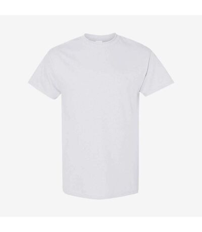 Gildan Mens Heavy Cotton Short Sleeve T-Shirt (Pack of 5) (White)