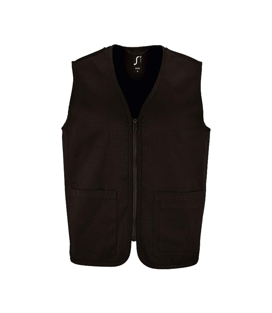 Unisex Adult Wallace Gilet Black SOLS-1
