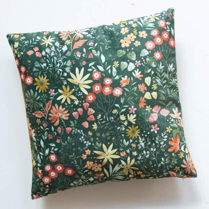 Housse de coussin velours
