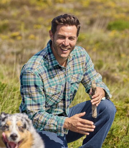 Kockás flaneling