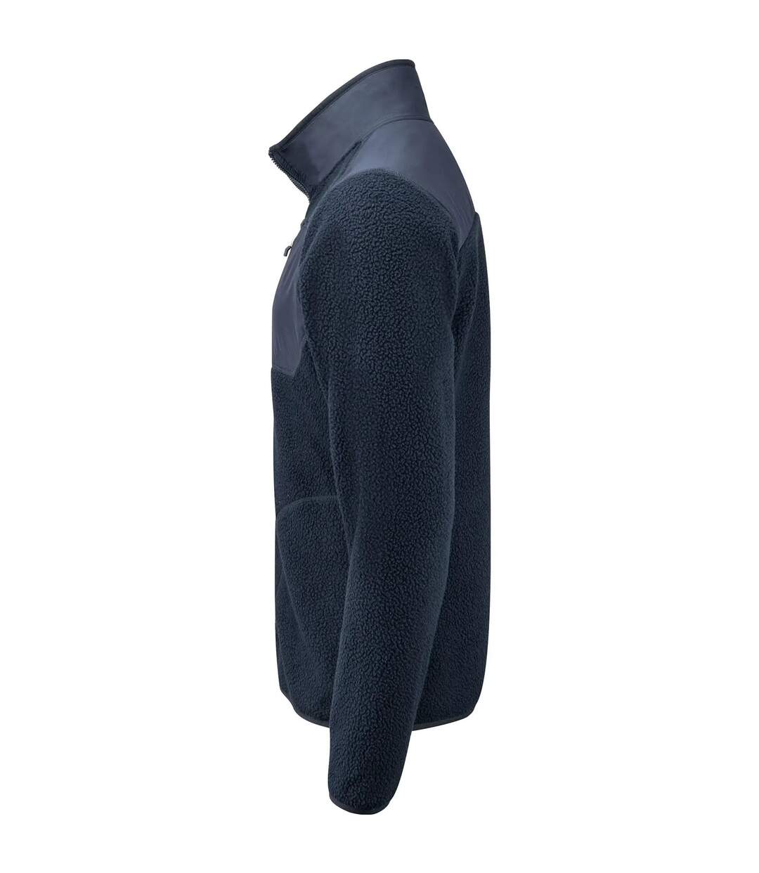 Mens Cascade Sherpa Fleece Jacket Dark Navy Cutter & Buck-3