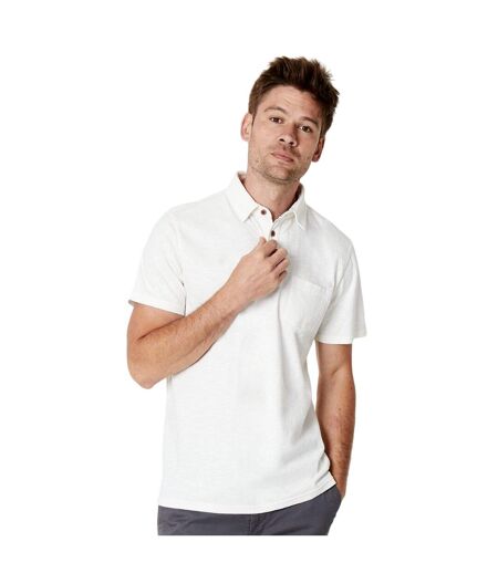 Polo homme blanc cassé Maine