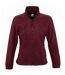 Veste Polaire North Femme Bordeaux SOLS-1