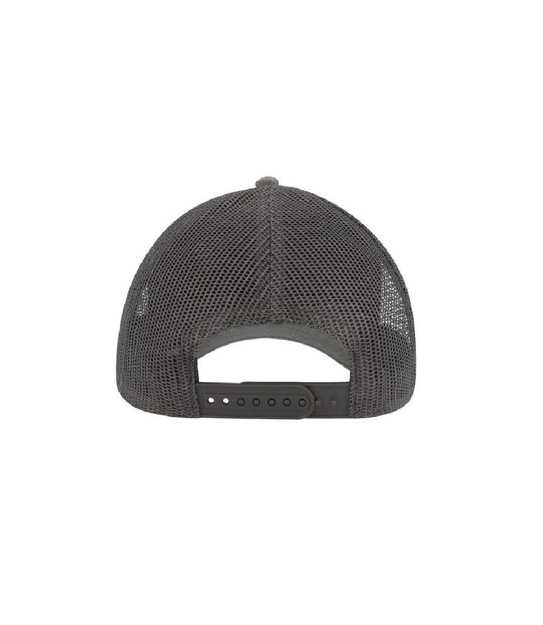 Casquette Trucker Rapper Adulte Gris Foncé Atlantis-2