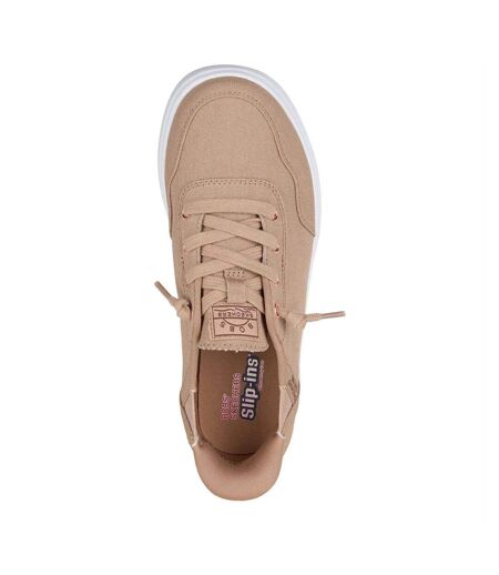 Baskets Bobs Femme Marron Clair Skechers