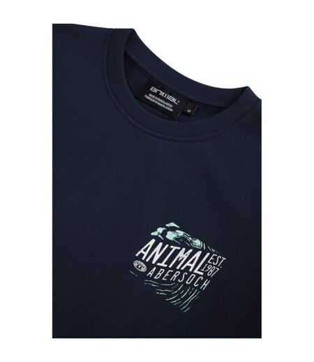 Mens Jonah Abersoch Sweatshirt Navy Animal