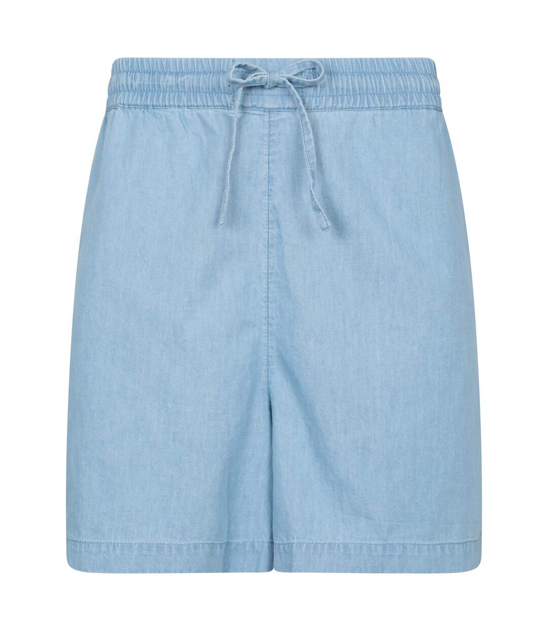 Womens/ladies Astra Chambray Shorts Navy Mountain Warehouse-1