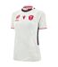 Womens/ladies 2025 Contrast Detail Away Shirt Cream Wales RU-1