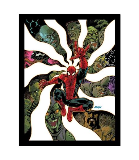 Spider-Man - Poster encadré VOLUME (Multicolore) (40 cm x 30 cm) - UTPM9399