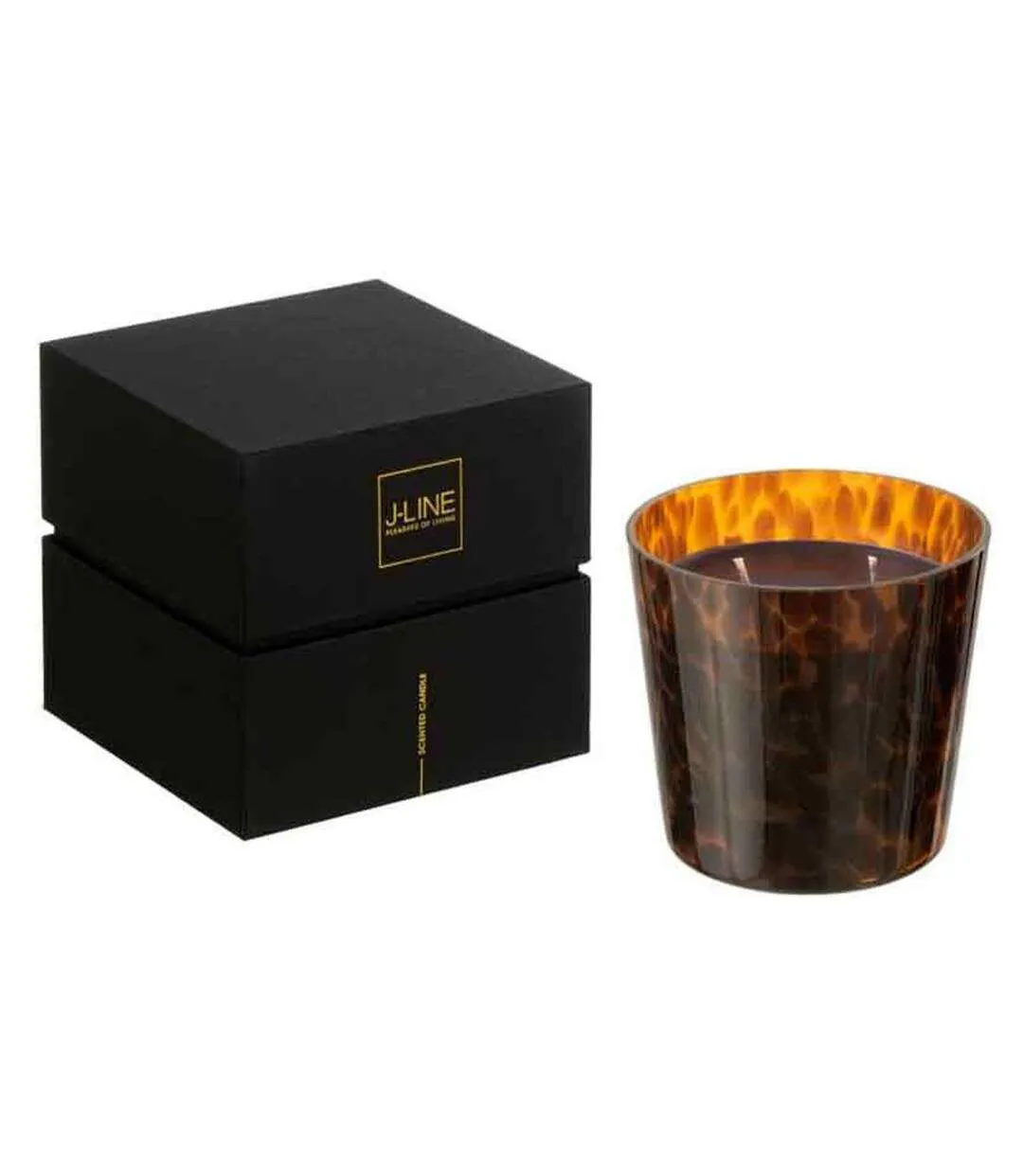 Bougie Parfumée Noa 12cm Bois de Santal Marron-2