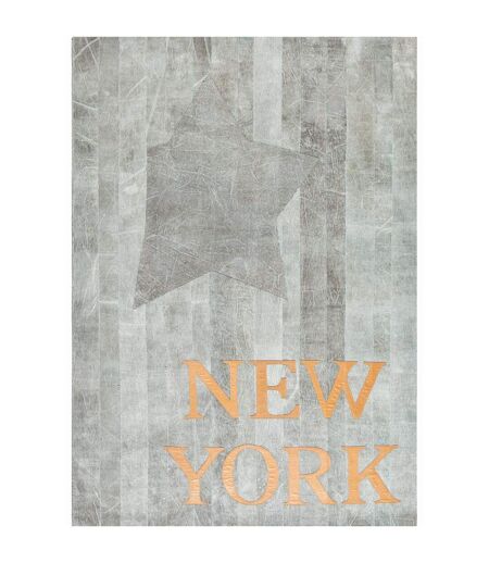 Tapis salon et chambre fait main motif fresque NEW YORK A