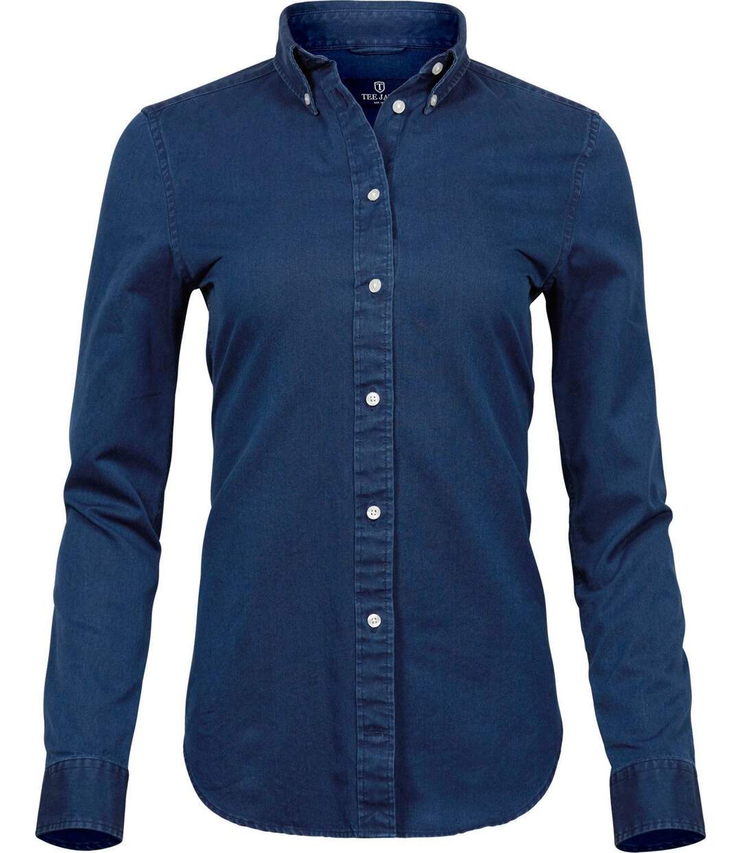 Chemise femme Casual twill - 4003 - bleu indigo - manches longues