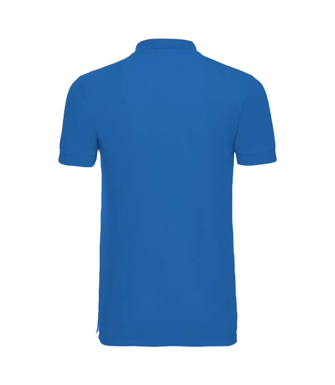 Polo À Manches Courtes En Stretch Pour Hommes Bleu Russell-2