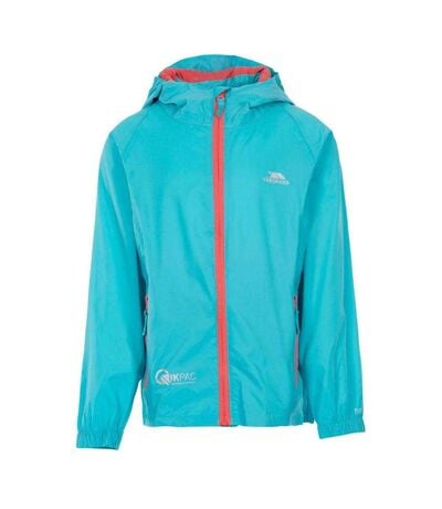 Veste Imperméable Qikpac Femme Turquoise Pâle Trespass