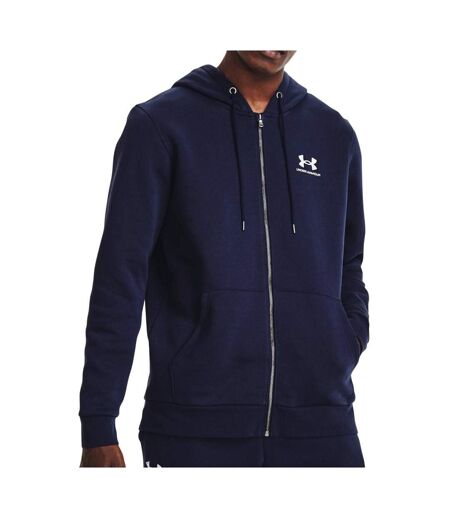 Sweat zippé marine homme under armour essential - l