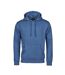 Mens Hooded Cotton Blend Sweatshirt Ocean Blue Tee Jays-2