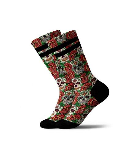 PULL IN Chaussettes Homme Coton MUERTE Rouge Vert