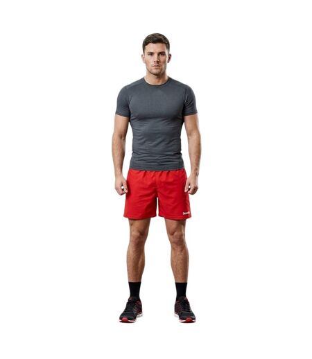 Short Entraînement Motif/style Rayure Latérale Homme Rouge Sondico