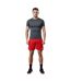 Short Entraînement Motif/style Rayure Latérale Homme Rouge Sondico-1