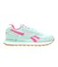 Womens/ladies Glide Suede Trainers Aqua Pink Reebok-1