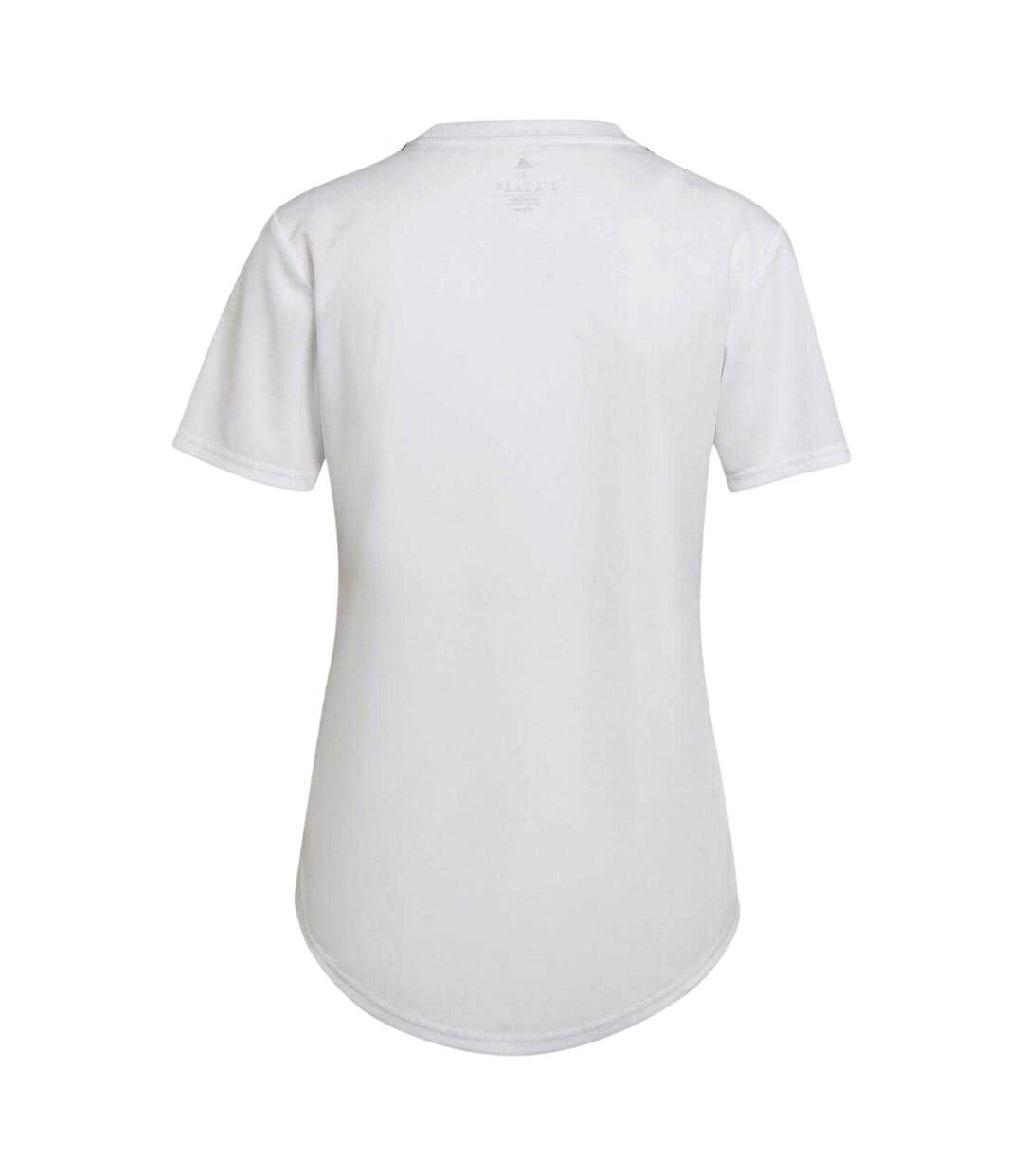 Womens/ladies Olympique Lyonnais T-shirt White Adidas-2