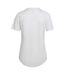 Womens/ladies Olympique Lyonnais T-shirt White Adidas-2