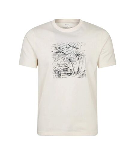 T-shirt Ocean Drive Homme Blanc Cassé Mountain Warehouse