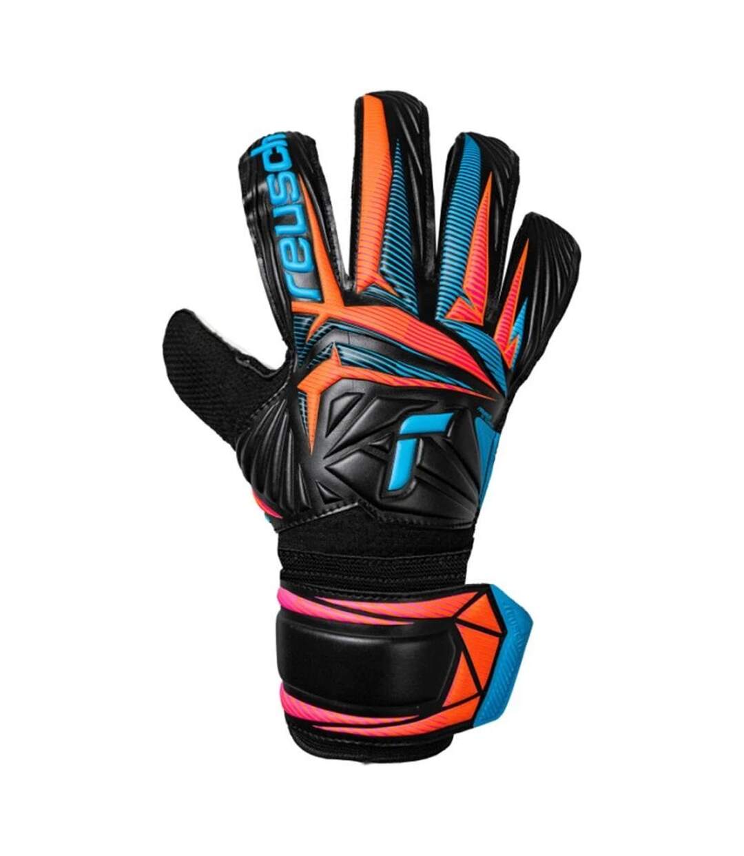 Gants De Gardien De But Attrakt Solid Adulte Noir Reusch-1