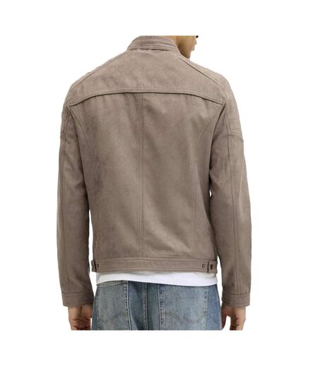 Veste suédine beige homme jack & jones tano1