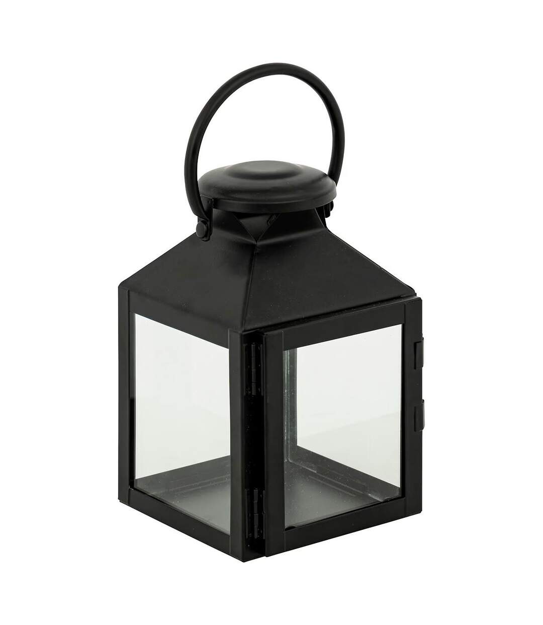 Lanterne en Métal Winy 17cm Noir-1
