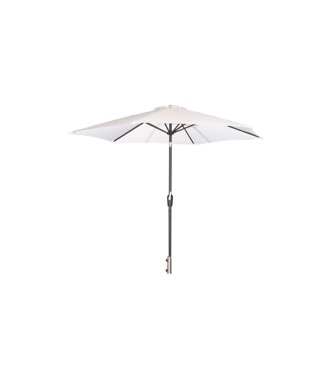 Parasol en Métal Leeds 300cm Blanc-1