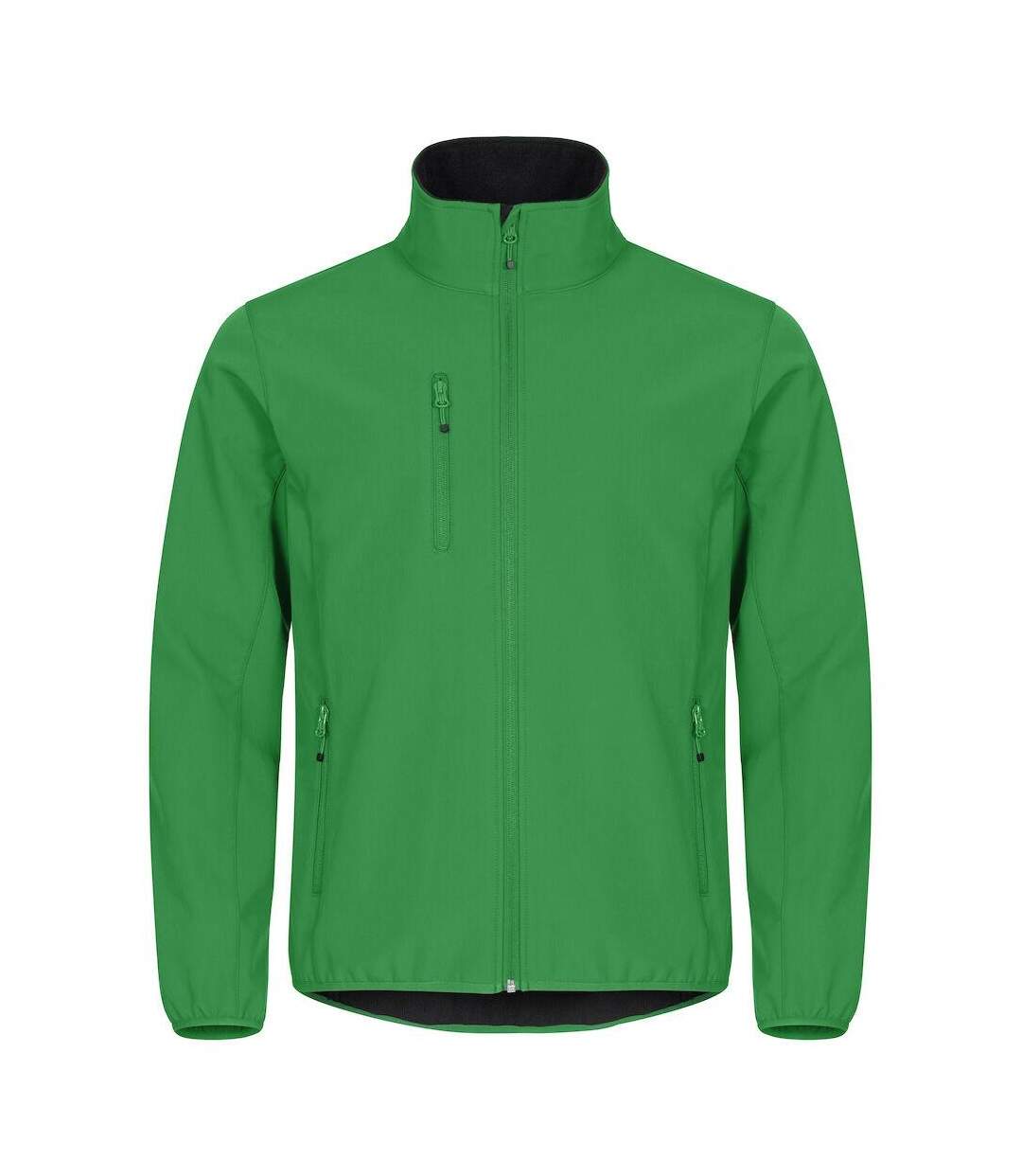 Mens Classic Soft Shell Jacket Black Clique-3