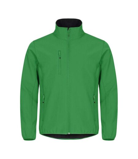 Mens Classic Soft Shell Jacket Black Clique
