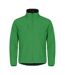 Mens Classic Soft Shell Jacket Black Clique-3