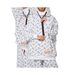 Sweat blanc/noir mixte kaporal volt-1