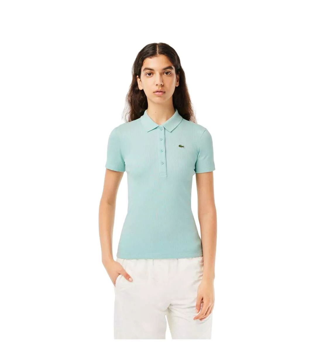 Polo L.12.d Femme Menthe Lacoste-1