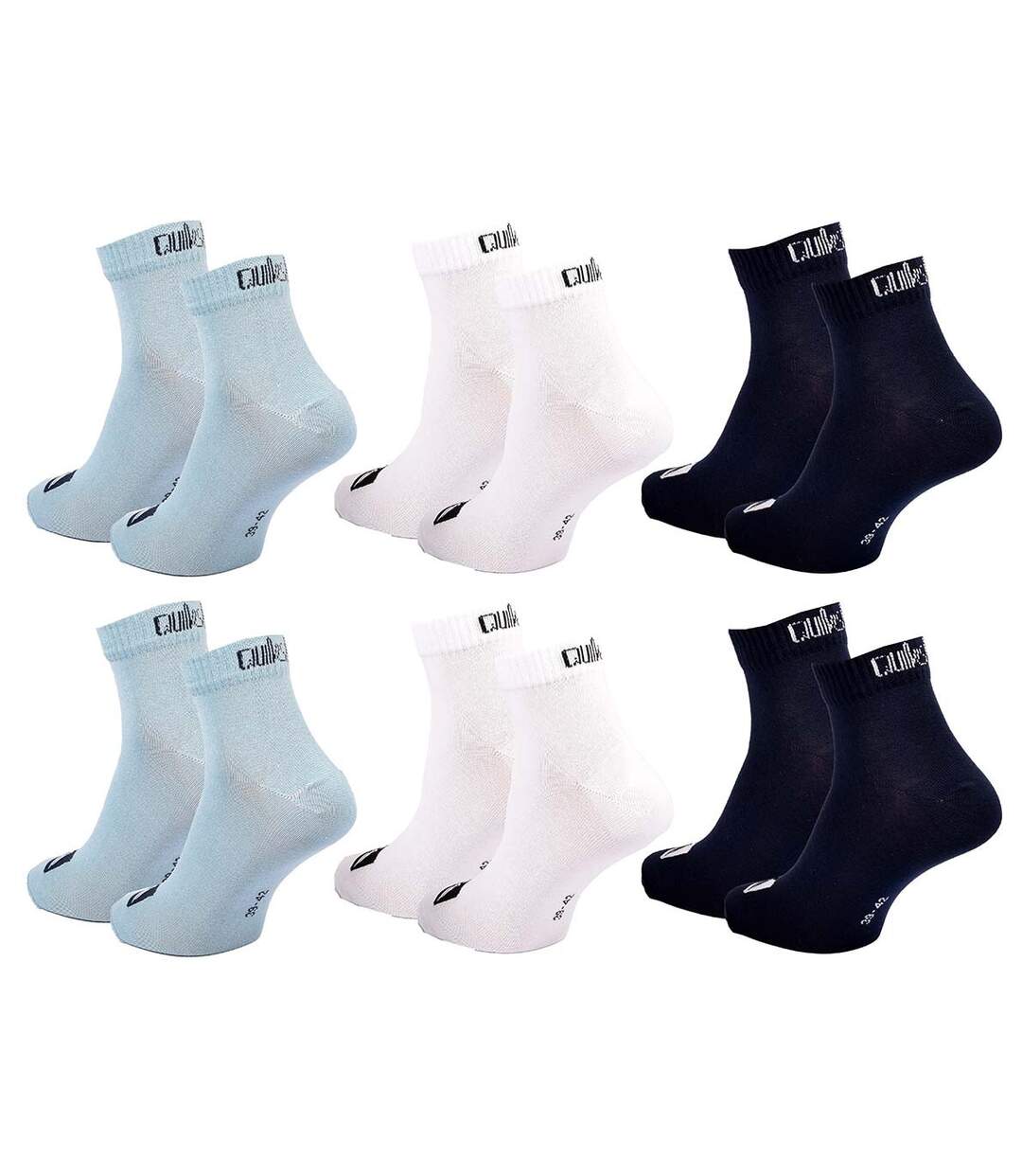 Chaussettes QUICKSILVER QUARTER Pack de 6 Paires 7462-3