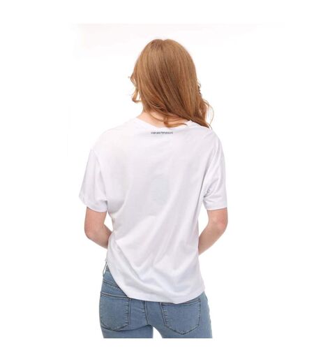 T-shirt femme blanc Emporio Armani