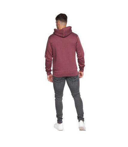 Sweat à capuche hillman homme bordeaux Duck and Cover