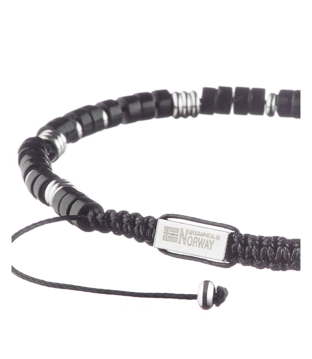 Bracelet noir/acier homme geographical norway 315020 - taille unique-3