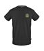 T-shirt Motif/style Logo Sur Poitrine Homme Noir Aquascutum-1