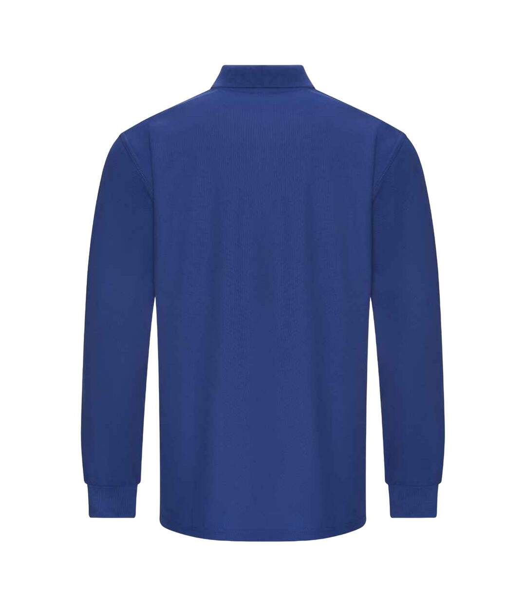 Mens long-sleeved polo shirt royal blue PRORTX-2