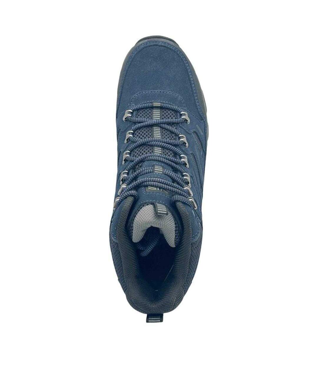 Mens Mount Mid Leather Waterproof Walking Boots Navy Karrimor-3